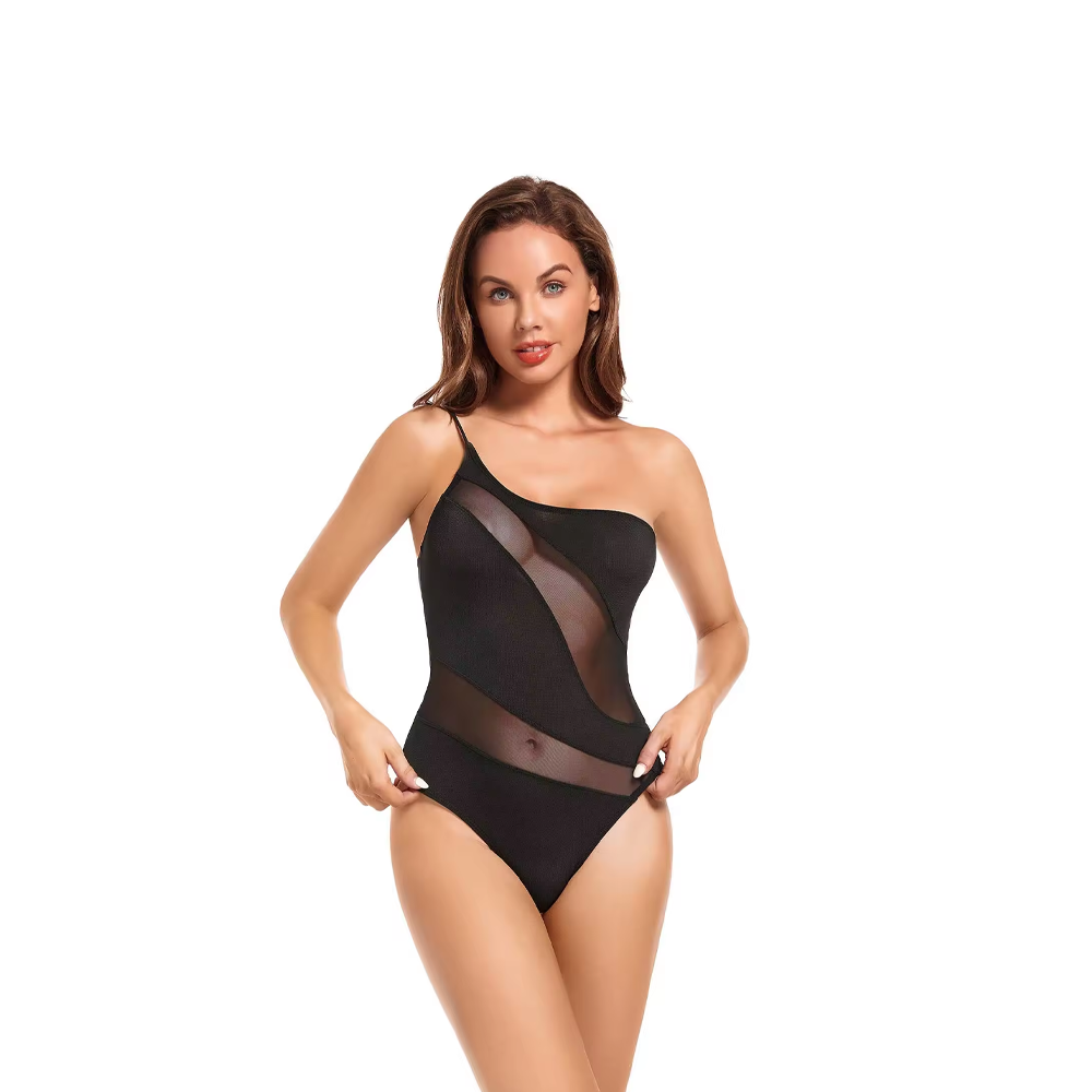 "Tahiti" Tan-Through One Piece